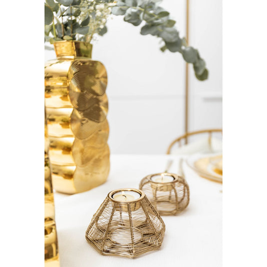 Runde Candlestick 9x9x5cm - Pimis Living