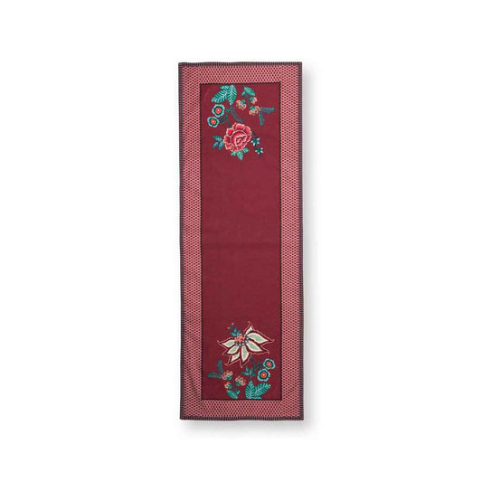 Table Runner Flower Festival Dark Pink 50x150cm