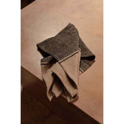 Das Leinen-Dash-Küchentuch – Naturschwarz – 50 x 70 Bazar Bizar Living