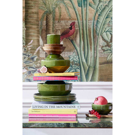 Rhea Dinner Plate - Ø28 cm - Ceramic - Green
