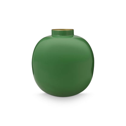 Vase Metal Green 23cm - Pimis Living