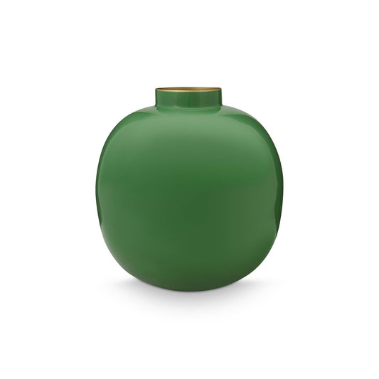 Vase Metal Green 23cm - Pimis Living