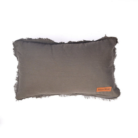 The Smoky Vibe Kissenbezug – Grau – 30 x 50 Bazar Bizar Living