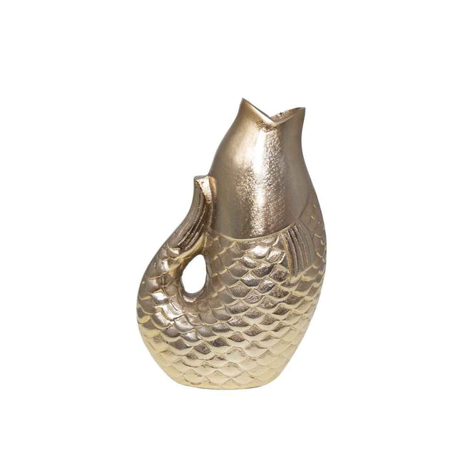 Golden Fisch Vase 16x10x24,5 cm AULICA