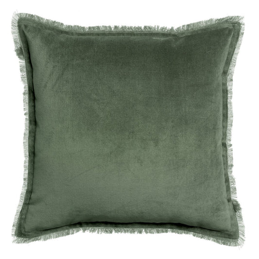 Einfarbiges Kissen Fara Thymian 45 x 45 - Pimis Living
