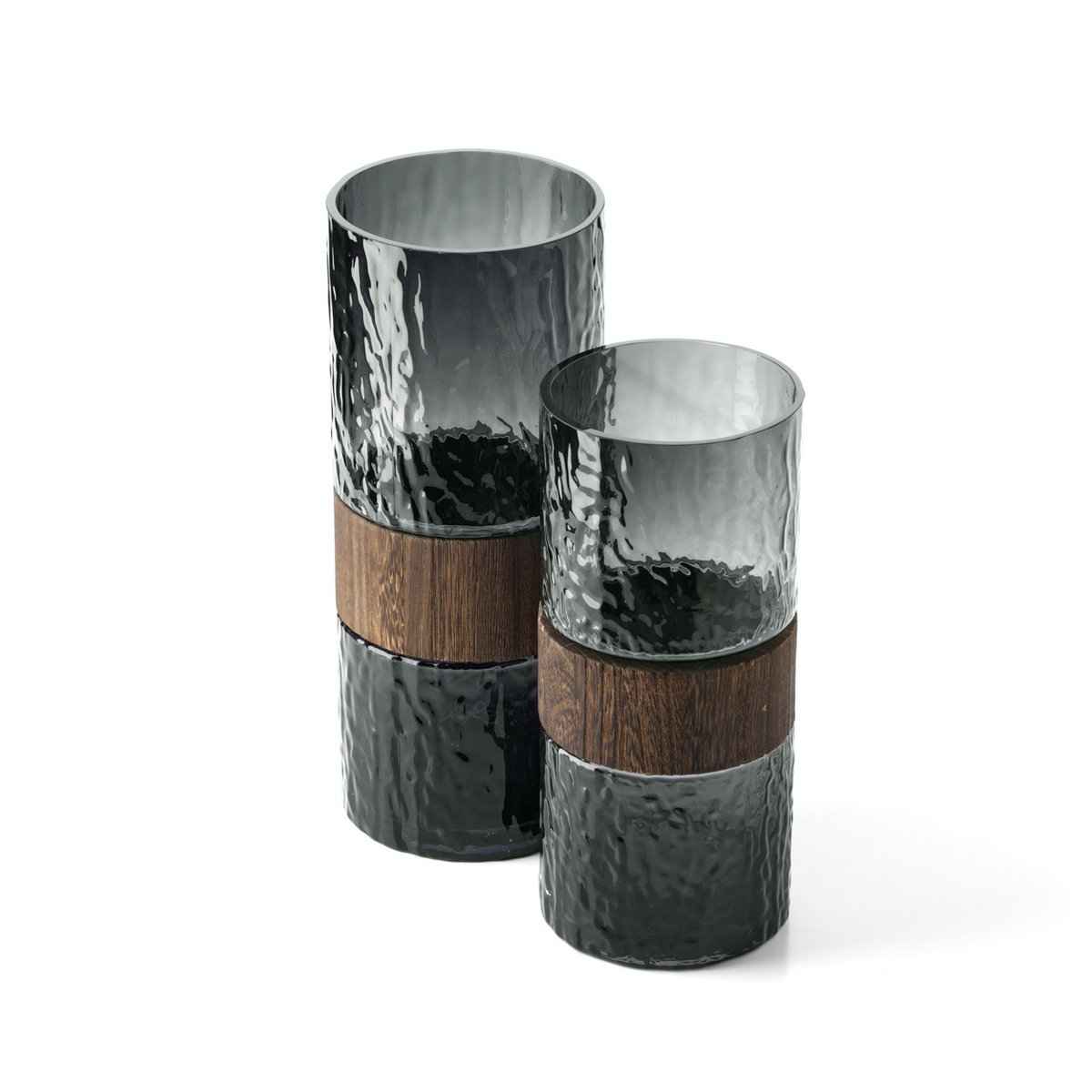 The Wood You Be Mine Vase – Dunkelgrau – L Bazar Bizar Living