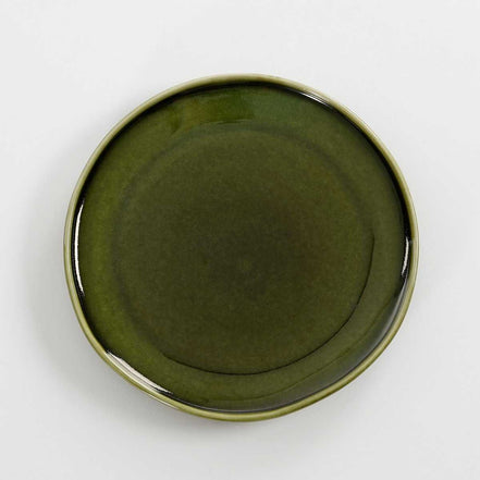 Rhea breakfast plate - Ø20 cm - ceramic - green