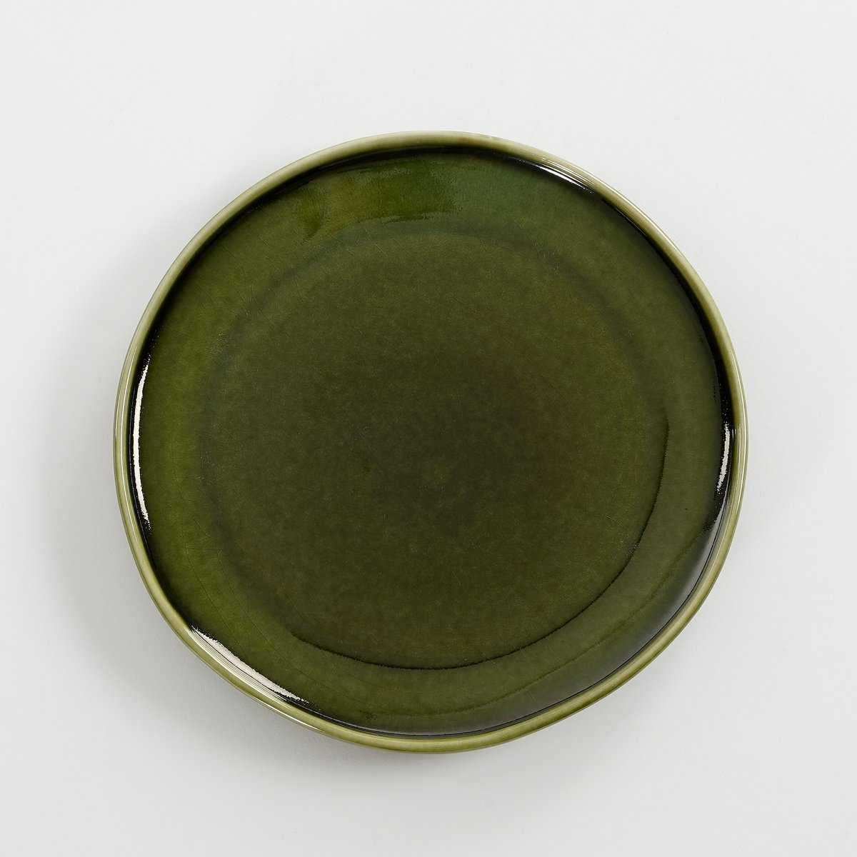 Rhea breakfast plate - Ø20 cm - ceramic - green