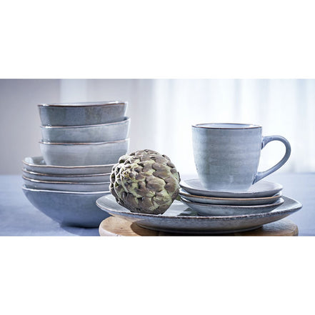 Tabo tableware set for 4 people - gray
