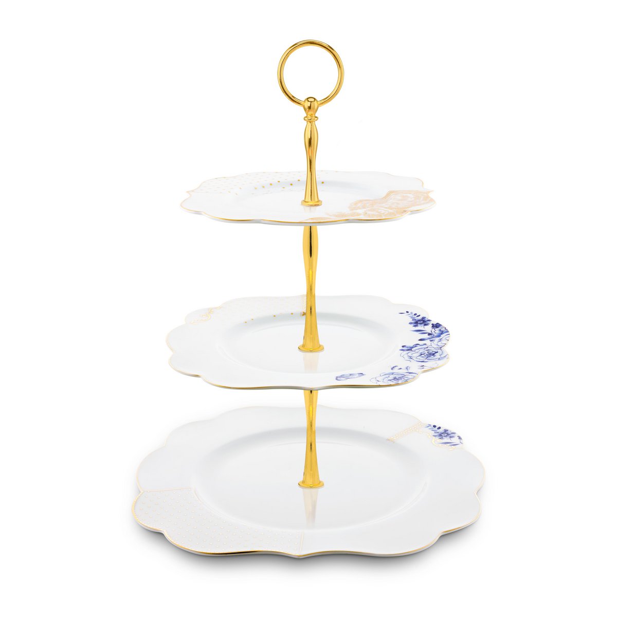 3 Layer Cake Stand Royal White - Pimis Living