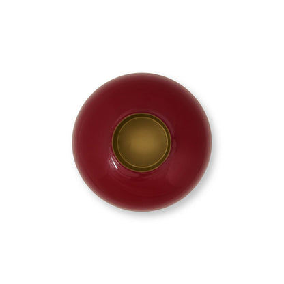 Vase Metal Dark Red 32cm - Pimis Living