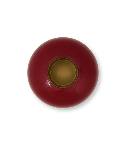 Vase Metall Dunkelrot 32cm - Pimis living by Konceptpunkt