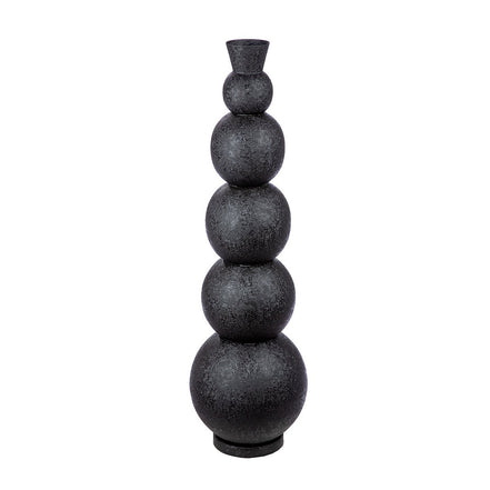 Floor vase black Rotonda H.87 cm