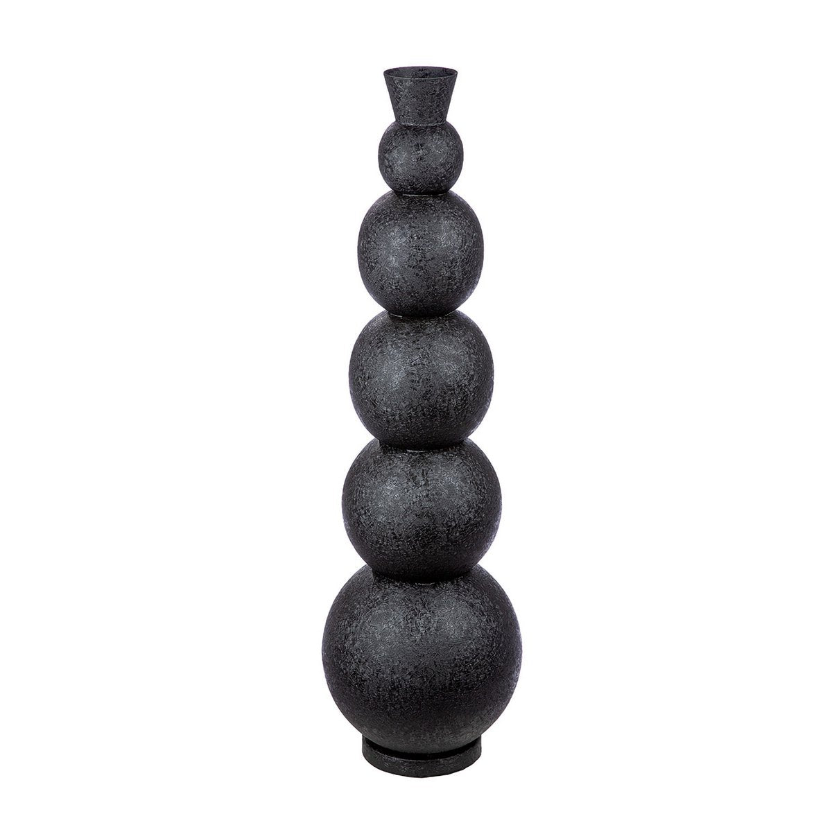 Floor vase black Rotonda H.87 cm