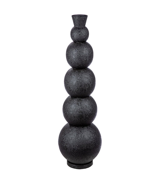 Floor vase black Rotonda H.87 cm