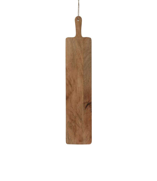 Capri-Servierbrett – L76 x B15 cm – 100 % FSC-Mangoholz – Braun