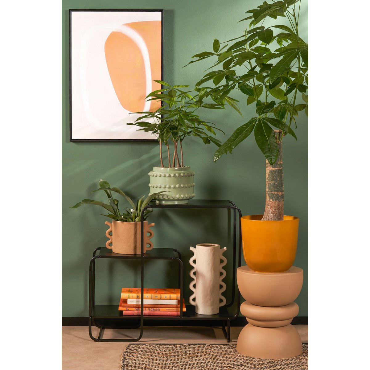 Jules Wandschrank – L70 x B30 x H76 cm – Metall – Schwarz - Pimis living by Konceptpunkt