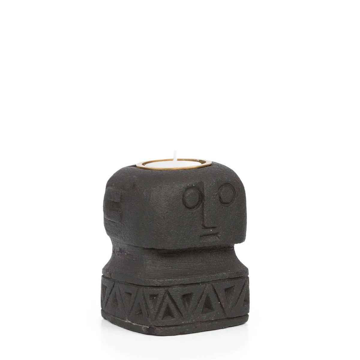 Der Sumba Stone %2326 Kerzenhalter Bazar Bizar Living