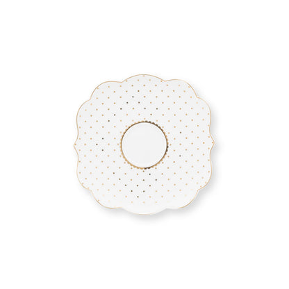 Set/2 Espresso Cups & Saucers Royal White - Pimis Living