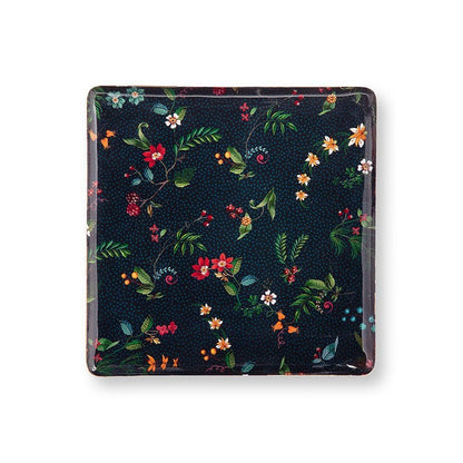 Tray Metal Medium Berry Blues Dark Blue 30.5x30.5cm - Pimis Living