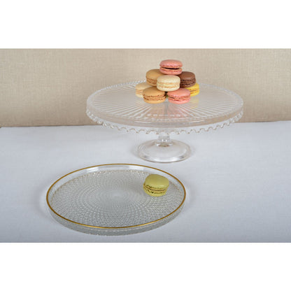 Kleiner Glas Teil Party Teil 32x32x12cm - Pimis Living