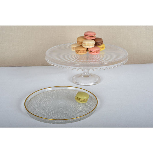 Kleiner Glas Teil Party Teil 32x32x12cm - Pimis Living
