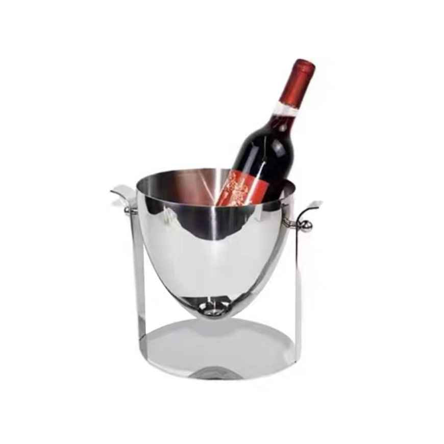 Silber Champagner Bucket 26,5x20x21cm AULICA