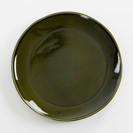Rhea Dinner Plate - Ø28 cm - Ceramic - Green