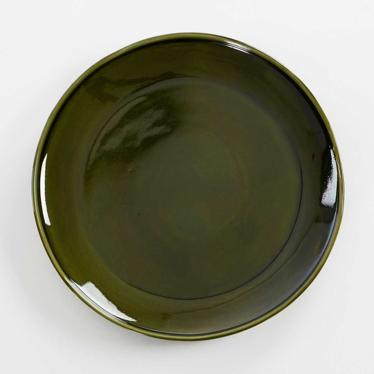 Rhea Dinner Plate - Ø28 cm - Ceramic - Green