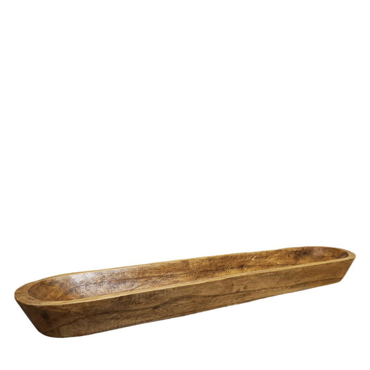 Hölzerne dekorative Schnitt 100x22x10 cm - Pimis Living