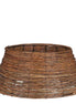 Weihnachtsbaumkorb - H21 x Ø50 cm - Weidenzweige - Braun