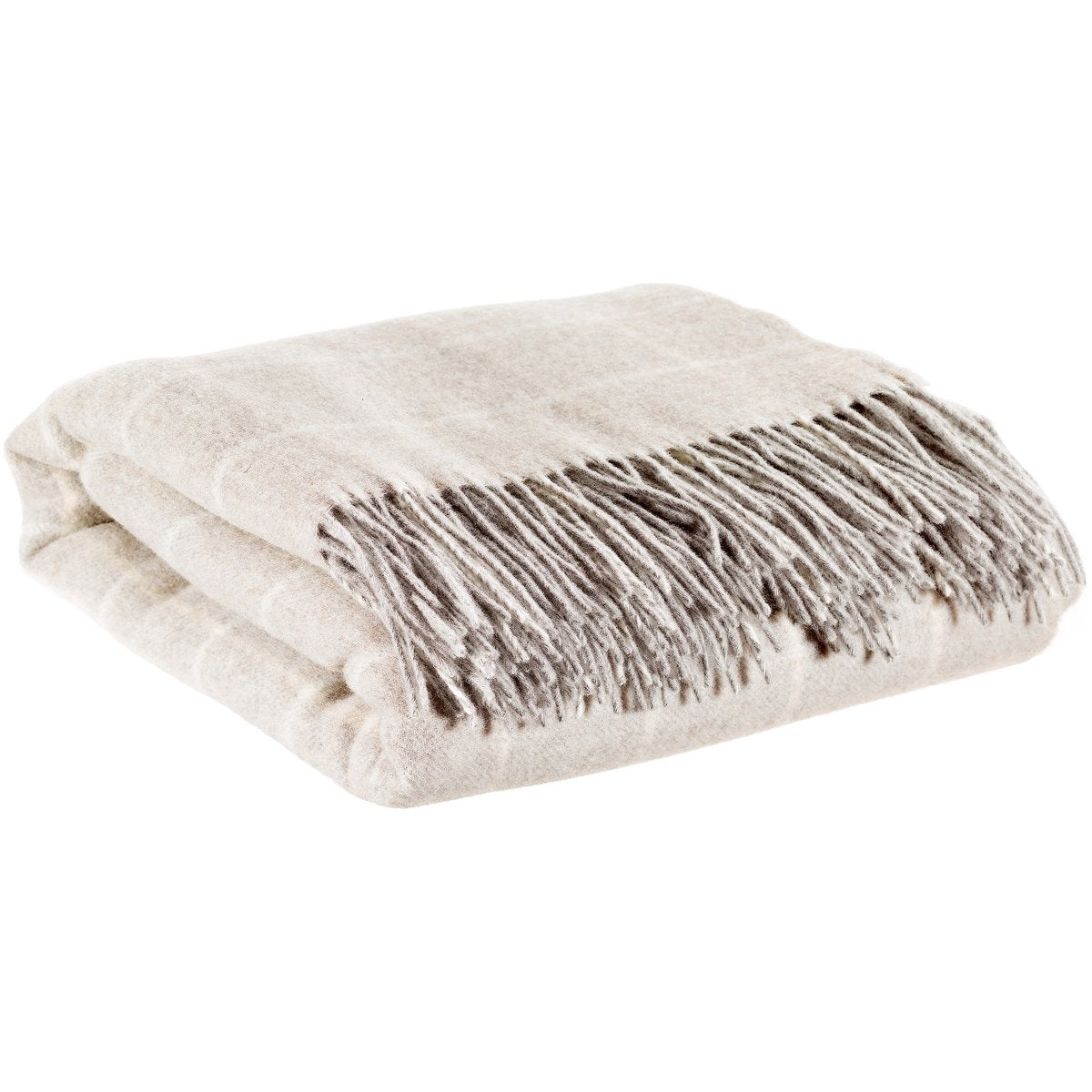 Plaid carreaux Irina Perle 140 x 200 - Pimis Living