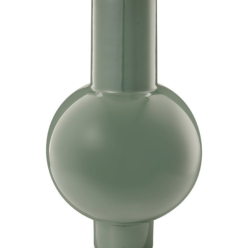 Vase Metal Medium Mid Green 24x40cm - Pimis Living