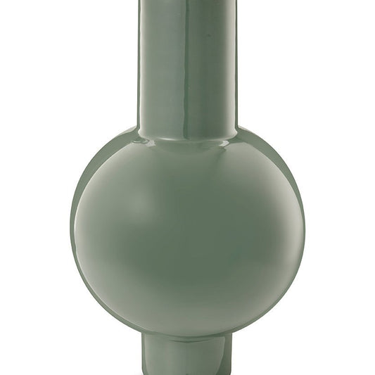 Vase Metal Medium Mid Green 24x40cm - Pimis Living