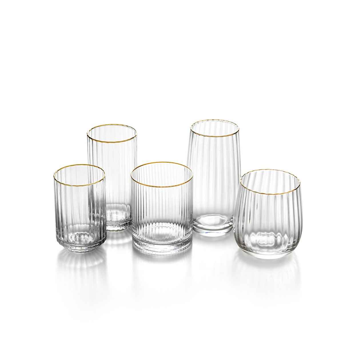 Der Golden Sip Lowball – Natürliches Gold Bazar Bizar Living
