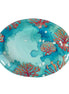 Oval Mélamine Corail 43,5x21x2,5 cm AULICA