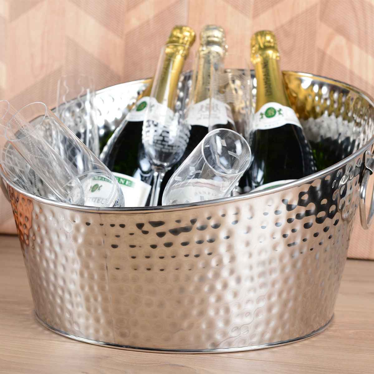 Hämmerter Champagner -Eimer 25x40x40 cm AULICA