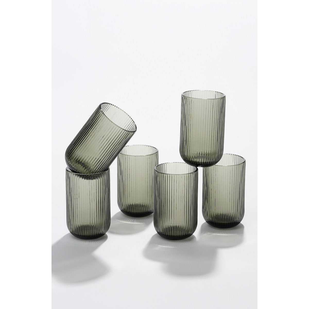 Merlot-Trinkglas – 400 ml – Glas – Grau - Pimis living by Konceptpunkt