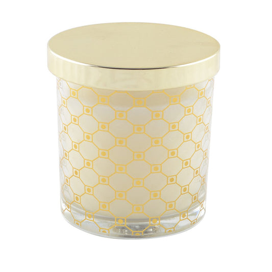 Goldene Moschuskerze mit Cover 7,8x8,2 cm - Pimis Living