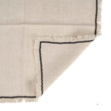 Die Toskana-Serviette – Naturschwarz – 45 x 45 Bazar Bizar Living