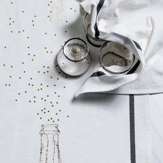 White Gold Party Cloth 50 x 70