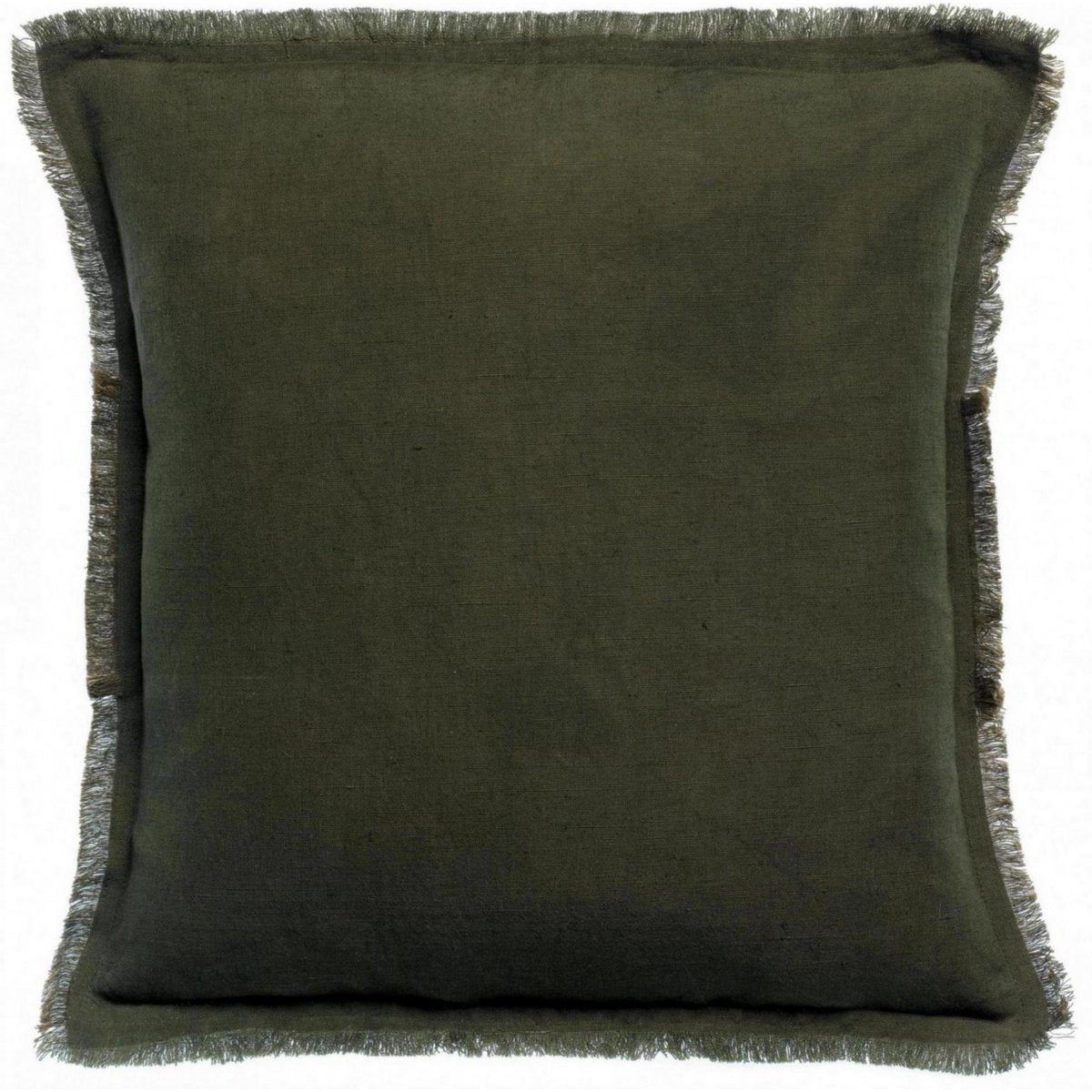 Einfarbiges Kissen Laly Olive 45 x 45 - Pimis Living