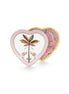 Set of 2 heart-shaped plates La Majorelle Pink 21.5cm