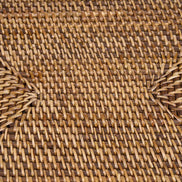 Das rechteckige Tischset im Kolonialstil – Naturbraun Bazar Bizar Living