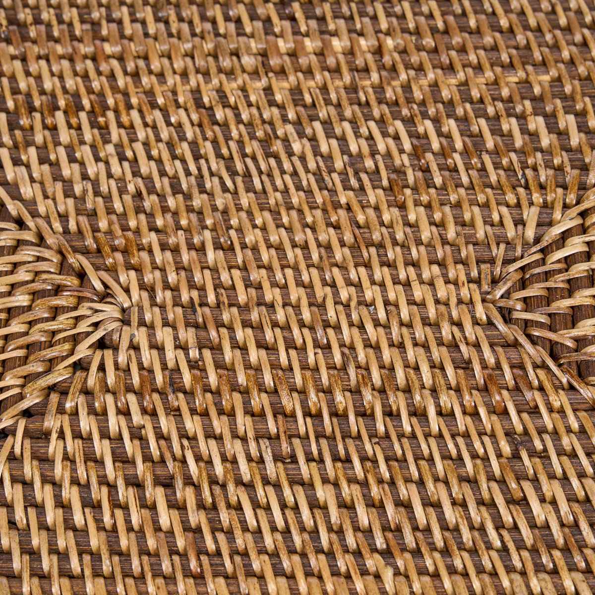 Das rechteckige Tischset im Kolonialstil – Naturbraun Bazar Bizar Living