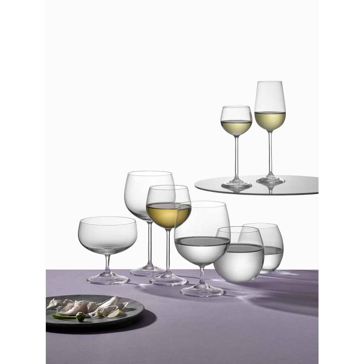 FLÖTEN PROSECCO 150ML PFINGSTROSEN - LOT DE 6 AULICA
