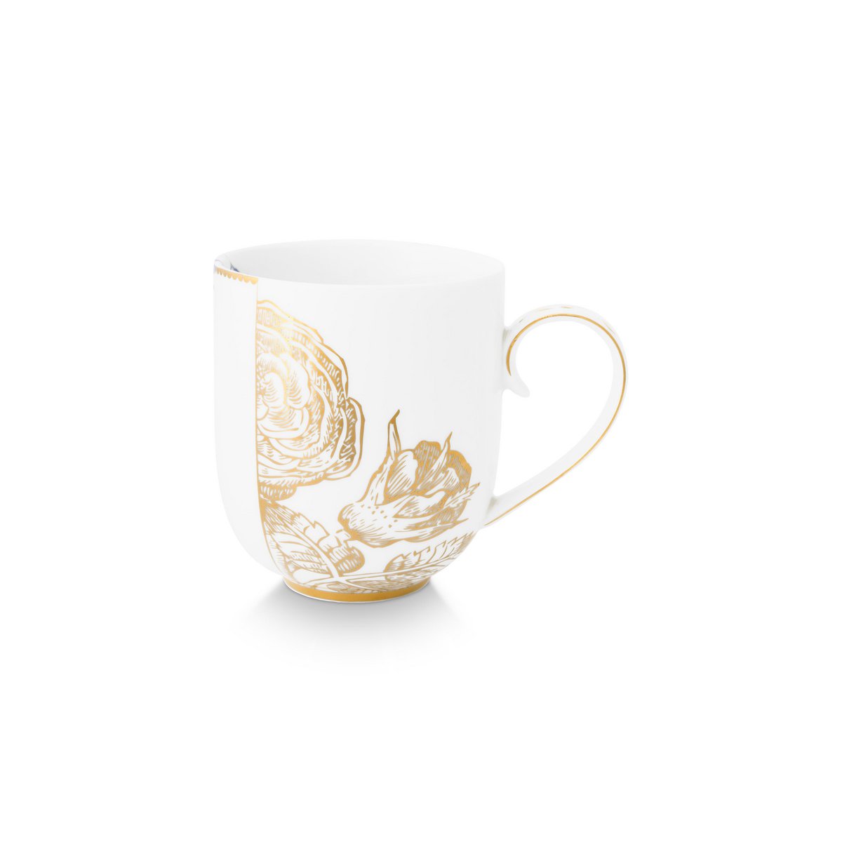 Set/2 Mugs Large Royal White - Pimis Living