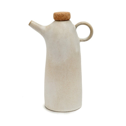 Die Olivenölflasche Nr. 78 – Weiß - Pimis Living