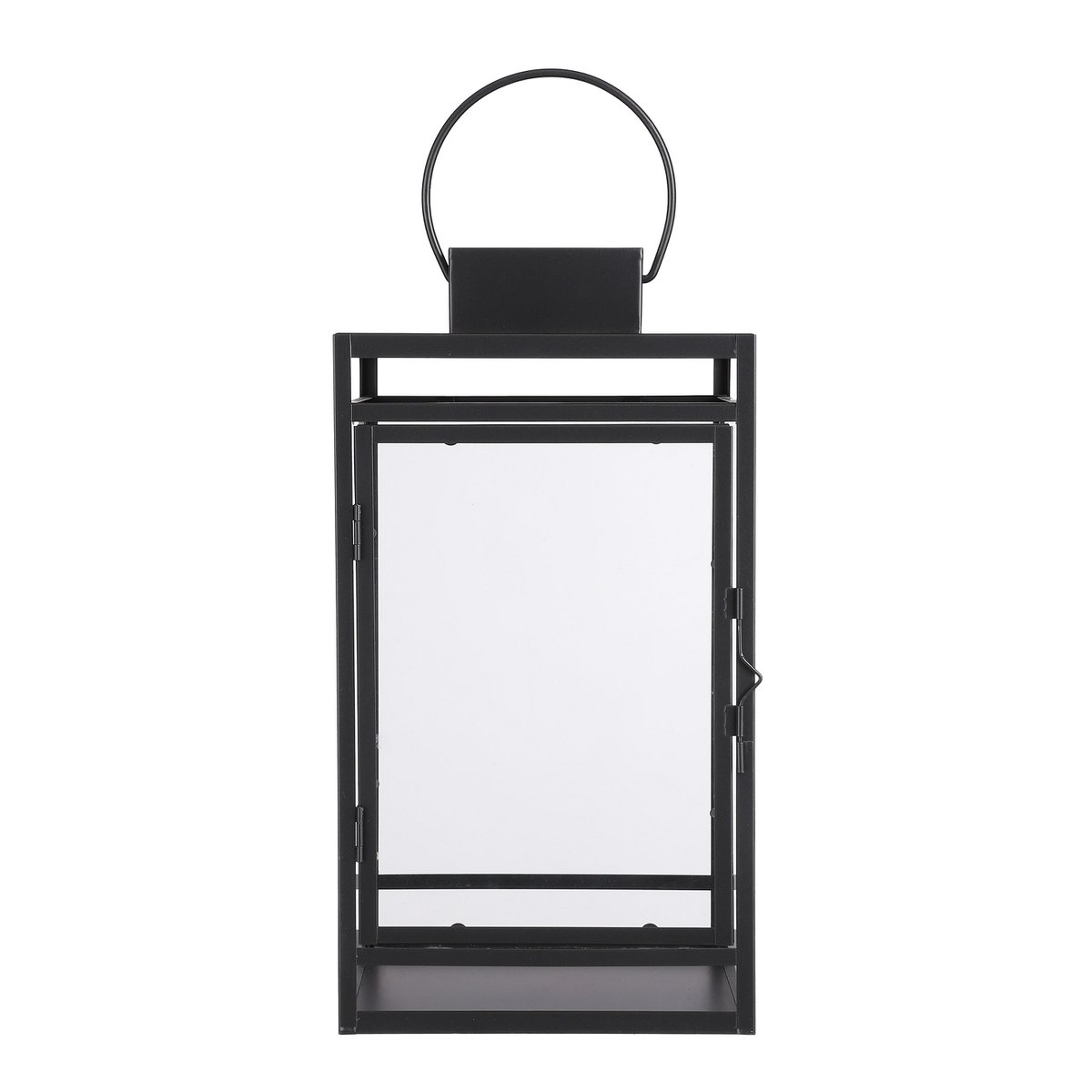 Sturmlaterne – L20 x B19 x H36 cm – Schwarz Mica Decorations