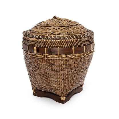 Der koloniale Aufbewahrungskorb – Naturbraun – L - Pimis Living